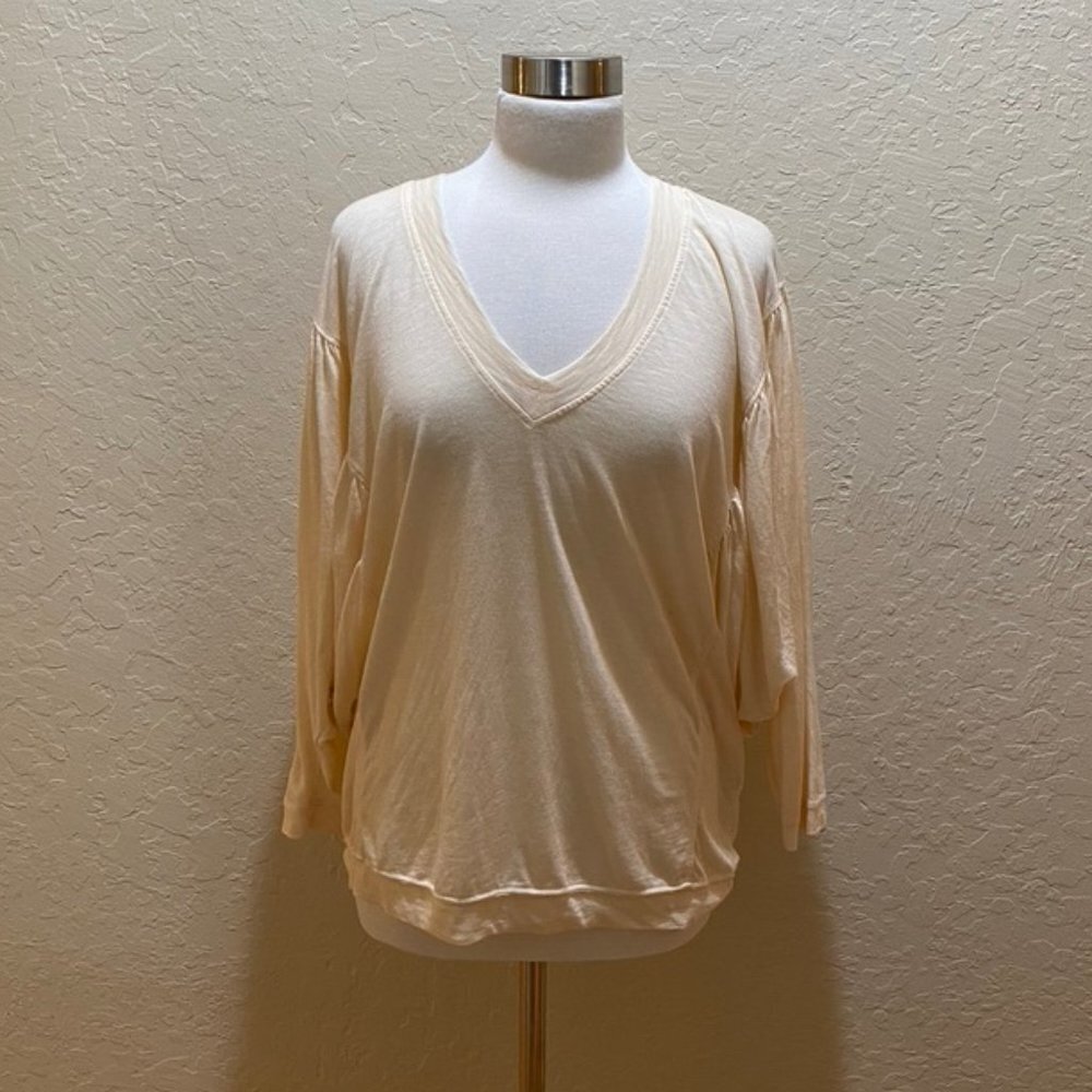 NWT Fresh Laundry / Sundance butter yellow top XL